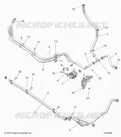 REFROIDISSEMENT ROUTING MANIFOLD