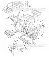 CHASSIS W/ RACKS 250 4X4 / W928127 (4922872287A007)