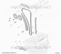CHAINE DE DISTRIBUTION AND TENSIONER