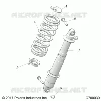 SUSPENSION ARRIERE SHOCK MOUNTING