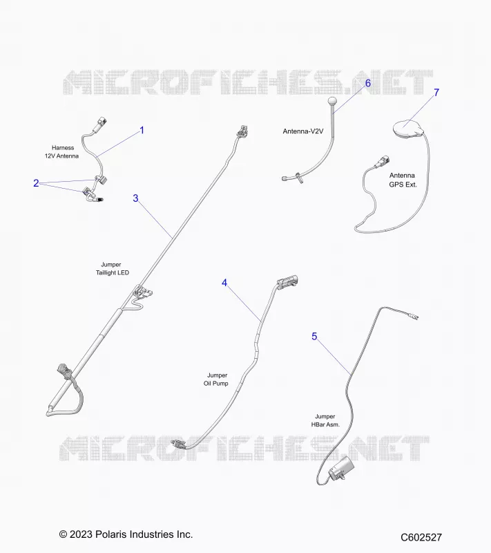ELECTRICITE, JUMPER WIRES/ANTENNAS/HARNESS