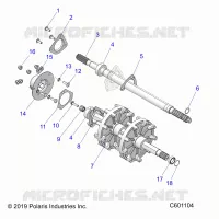 DRIVE TRAIN, JACKSHAFT AND ARBRE DE TRANSMISSION
