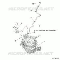 DRIVE TRAIN, MAIN SUPPORT PONT