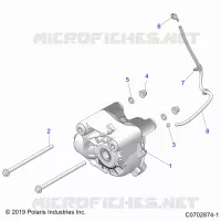 SYSTÃˆME DE TRANSMISSION, FRONT GEARCASE MOUNTING