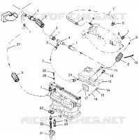 SYSTÈME DE REFROIDISSEMENT SL 700 B974071, Intl. SL 700 I974071, SL 700 Deluxe B974072 (4940874087B011)