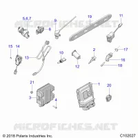 BOUTONS, SENSORS, ECU AND CONTROL MODULES