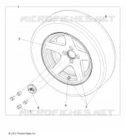 ROUES, OPTIONS, ROUE, 14 INCH STREET ALUMINUM RIM
