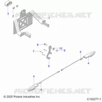 ELECTRICITE, TURN SIGNALS AND LICENSE PLATE