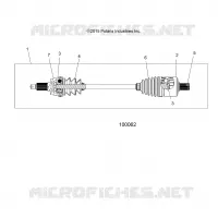 SYSTÈME DE TRANSMISSION, DRIVE SHAFT, FRONT