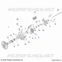 SYSTÃˆME DE TRANSMISSION, PRIMARY CLUTCH