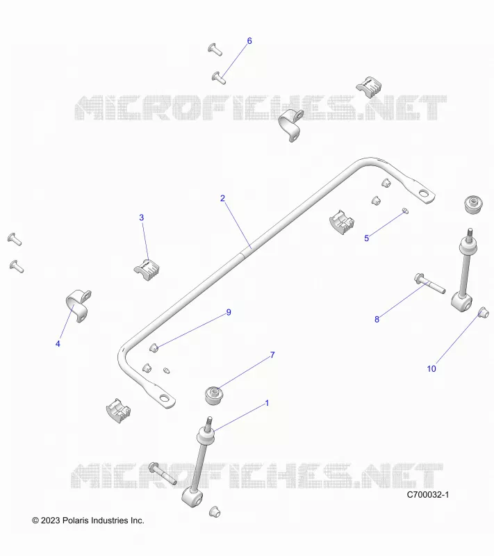 SUSPENSION, FRONT BARRE STABILISATRICE
