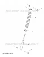 SUSPENSION ARRIERE SUPPORT AMORTISSEUR 