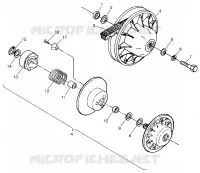 EMBRAYAGE DE TRANSMISSION MAGNUM 4X4 W97AC42A, SWEDISH MAGNUM 4X4 S97AC42E AND NORWEGIA (4940834083C003)