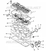 CYLINDRE XLT 0970756, XLT SKS 0970556,  AND XLT RMK 0970956 (4937693769C013)