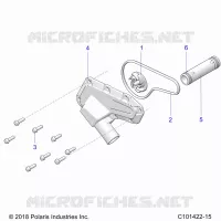 MOTEUR, WATERPUMP IMPELLER AND COVER