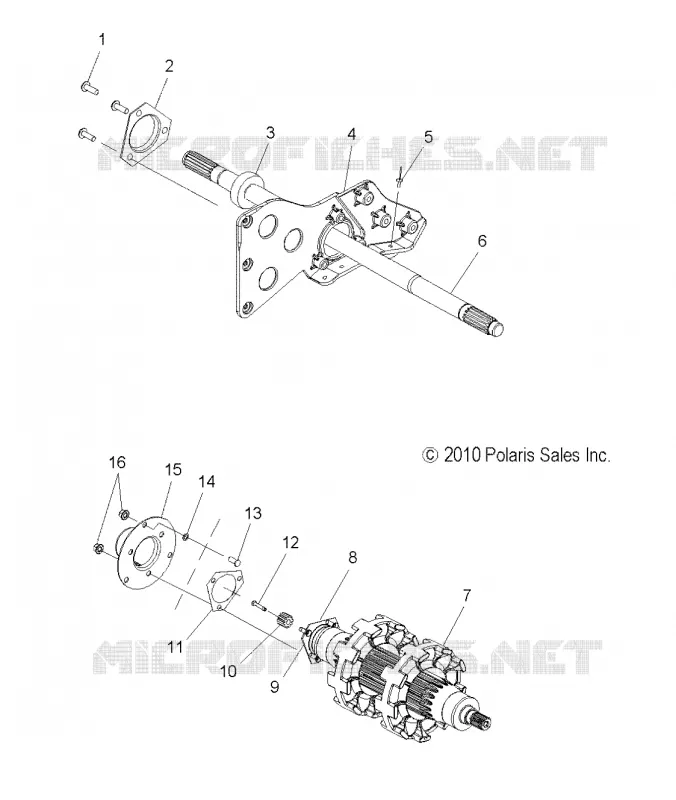 SYSTÈME DE TRANSMISSION, JACKSHAFT AND ARBRE DE TRANSMISSION