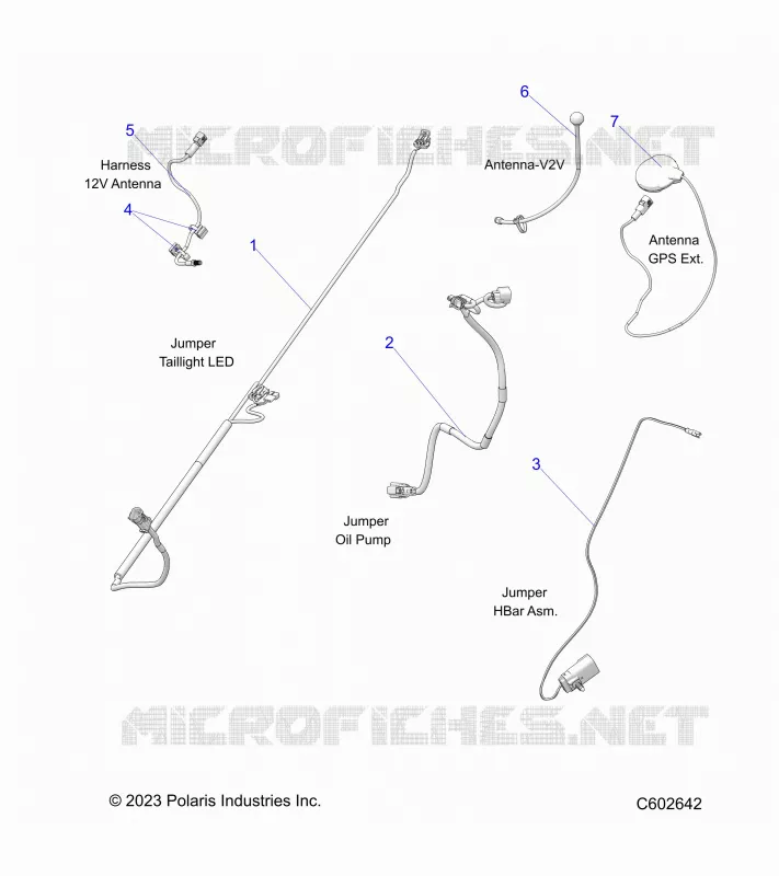 ELECTRICITE, JUMPER WIRES, ANTENNAS, HARNESS