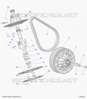 SYSTÃˆME DE TRANSMISSION, SECONDARY CLUTCH