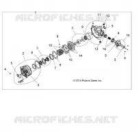 SYSTÈME DE TRANSMISSION, FRONT GEARCASE INTERNALS