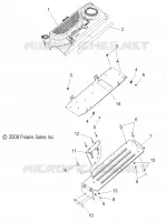 CHASSIS, PROTECTION D'EMBRAYAGE AND COVER