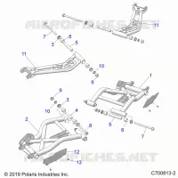 SUSPENSION ARRIERE CONTROL ARMS