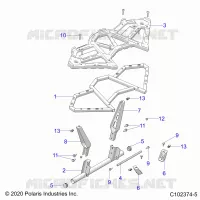 CARROSSERIE ARRIERE RACK
