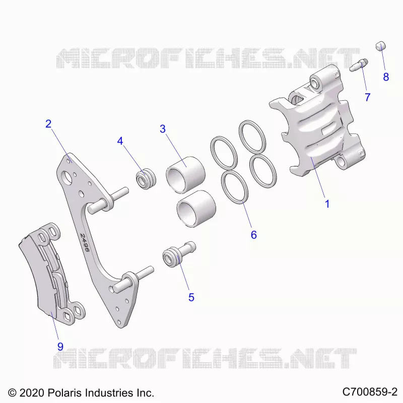 FREIN AVANT CALIPER