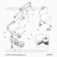SYSTÃˆME D'ALIMENTATION, RAIL, LINES AND THROTTLE BODY