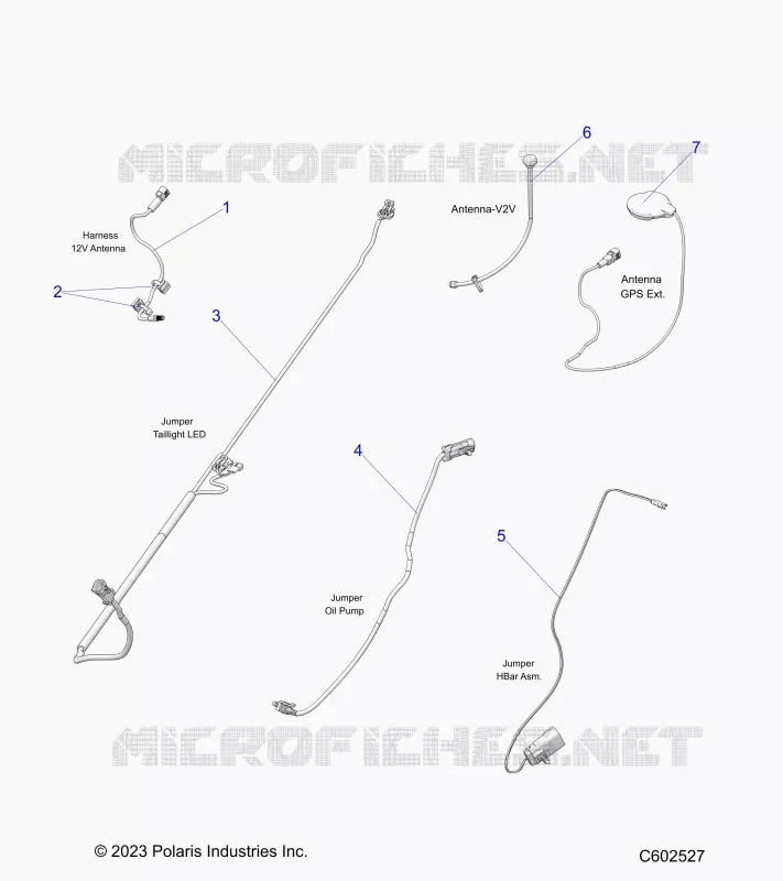 ELECTRICITE, JUMPER WIRES/ANTENNAS/HARNESS