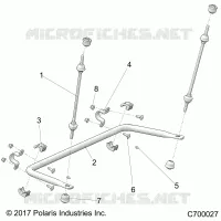 SUSPENSION, REAR BARRE STABILISATRICE