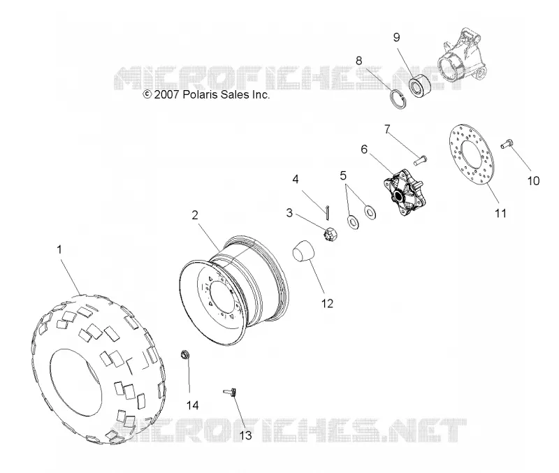 ROUES, REAR