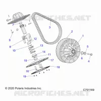 SYSTÃˆME DE TRANSMISSION, SECONDARY CLUTCH