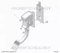 ENGINE, PEDALE D'ACCELERATEUR