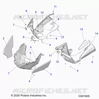CARROSSERIE AVANT ASM./FENDERS