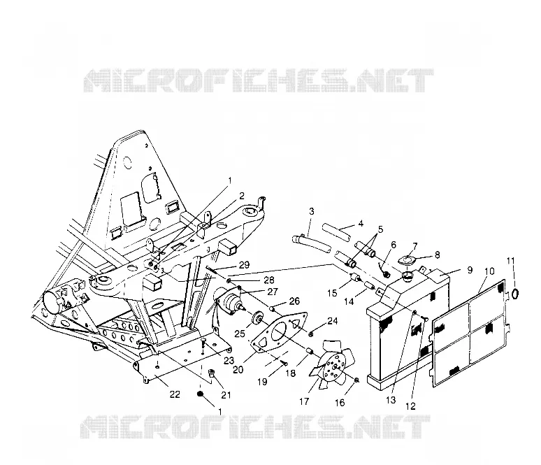 SYSTÈME DE REFROIDISSEMENT Scrambler W957840 (4927252725A010)