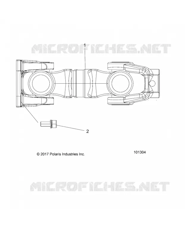 SYSTEME DE TRANSMISSION, PROP SHAFT, REAR