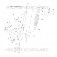 SUSPENSION, JAMBE DE FORCE AVANT