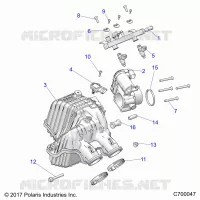 ENGINE, PRISE D'AIR MANIFOLD