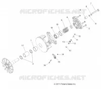 SYSTÈME DE TRANSMISSION, PRIMARY CLUTCH
