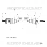 SYSTÈME DE TRANSMISSION, FRONT HALF SHAFT
