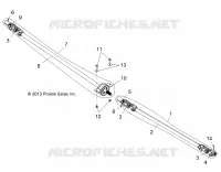 DRIVE TRAIN, FRONT AND REAR ARBRE DE TRANSMISSION