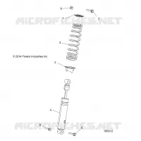 SUSPENSION, AMORTISSEUR AVANT