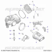 ENGINE, CORPS DE PAPILON AND FUEL RAIL