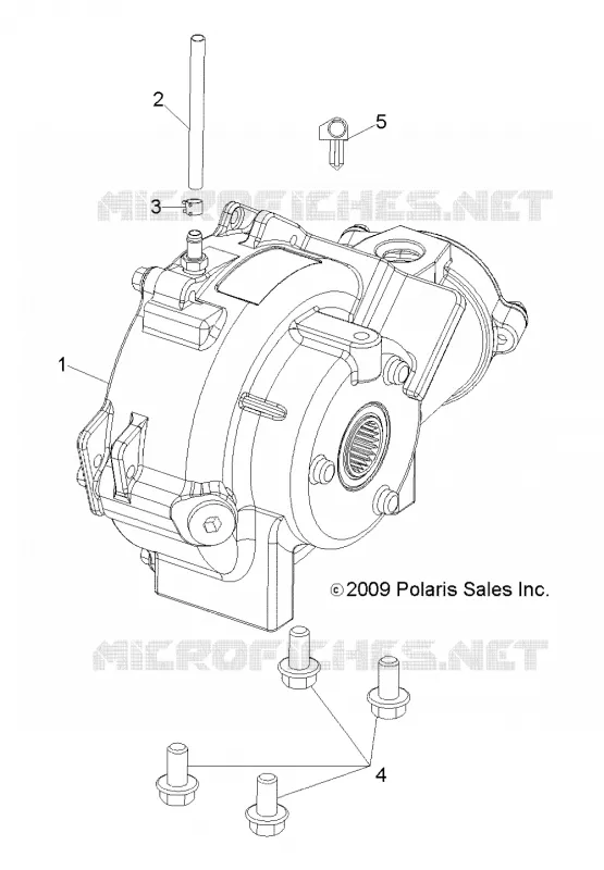 DRIVE TRAIN, FRONT SUPPORT PONT