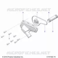 MOTEUR, WATERPUMP IMPELLER AND COVER