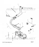 FUEL SYSTEM, RAIL, LINES AND ACCELERATEUR BODY