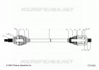 SYSTÃˆME DE TRANSMISSION, REAR HALF SHAFT