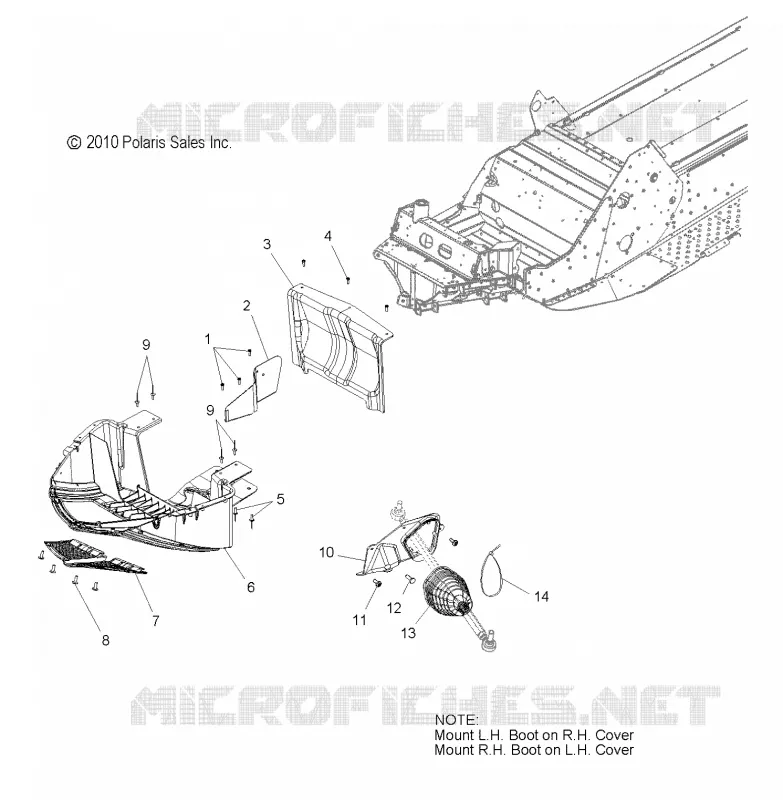 CARROSSERIE AVANT and TIE ROD BOOT