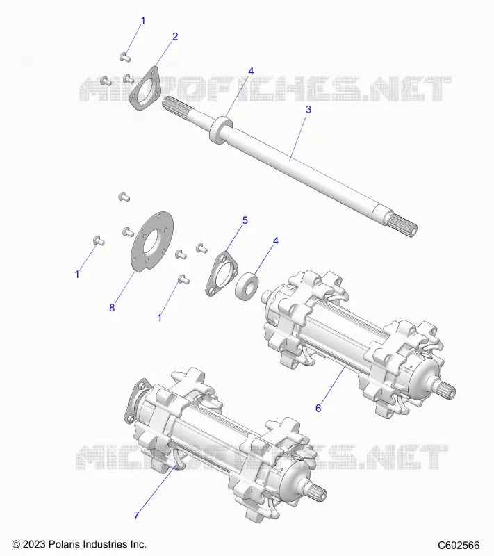 DRIVE TRAIN, JACKSHAFT AND ARBRE DE TRANSMISSION
