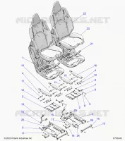 SIEGE ASM. AND SLIDER, FRONT